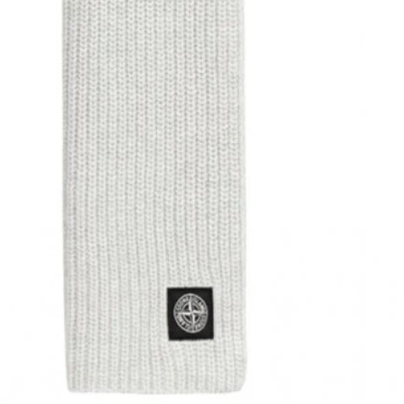 BRAND NEW WITH TAGS STONE ISLAND GEELONG WOOL SCARF - Picture 5 of 9